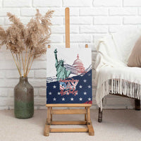 Fourth Of July Canvas Wall Art Happy USA Independence Day