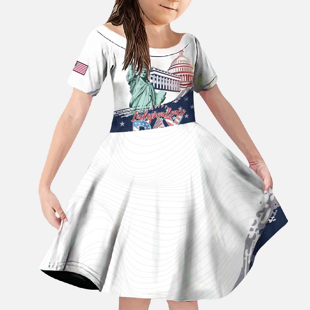 Personalized Fourth Of July Family Matching Summer Maxi Dress and Hawaiian Shirt Happy USA Independence Day