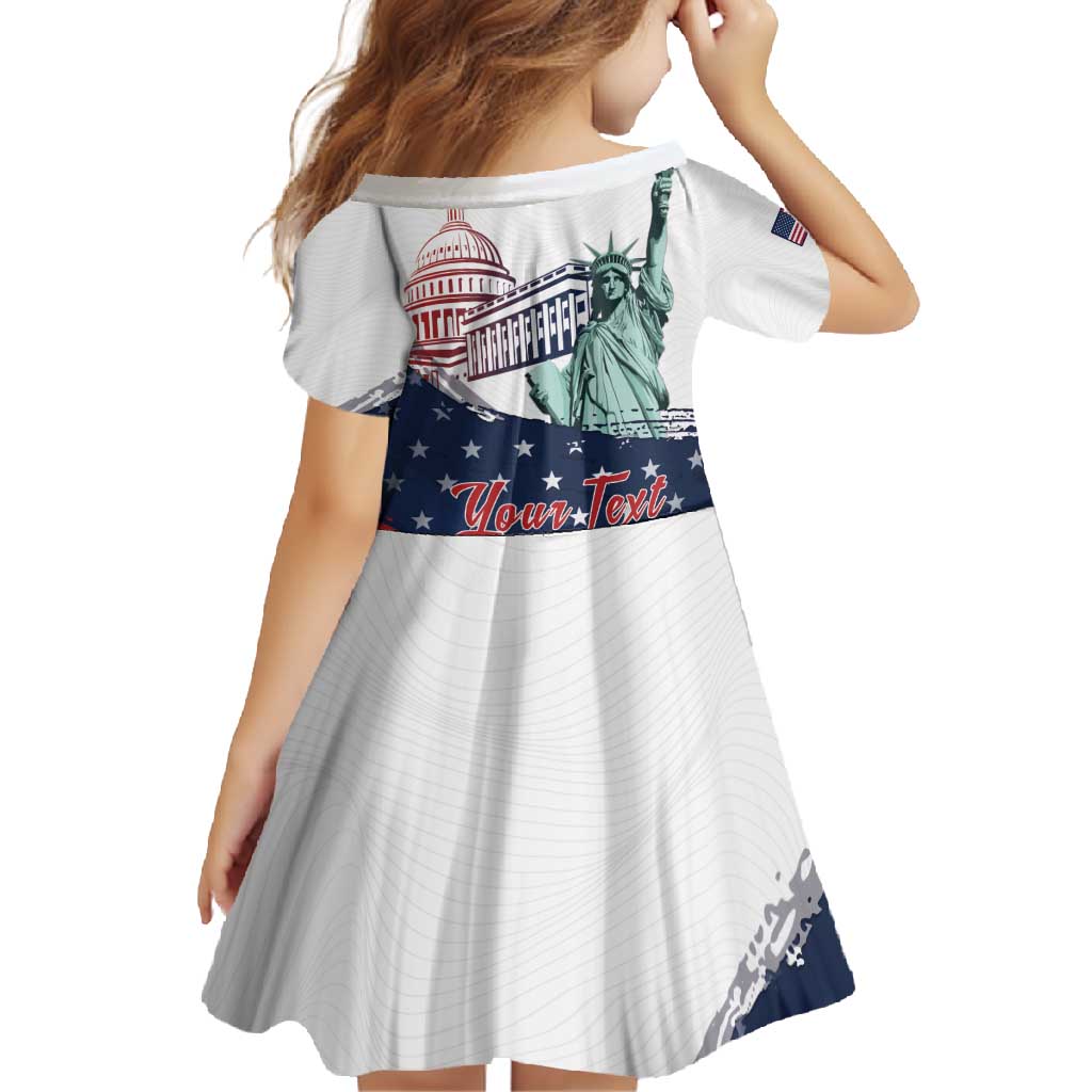 Personalized Fourth Of July Family Matching Summer Maxi Dress and Hawaiian Shirt Happy USA Independence Day