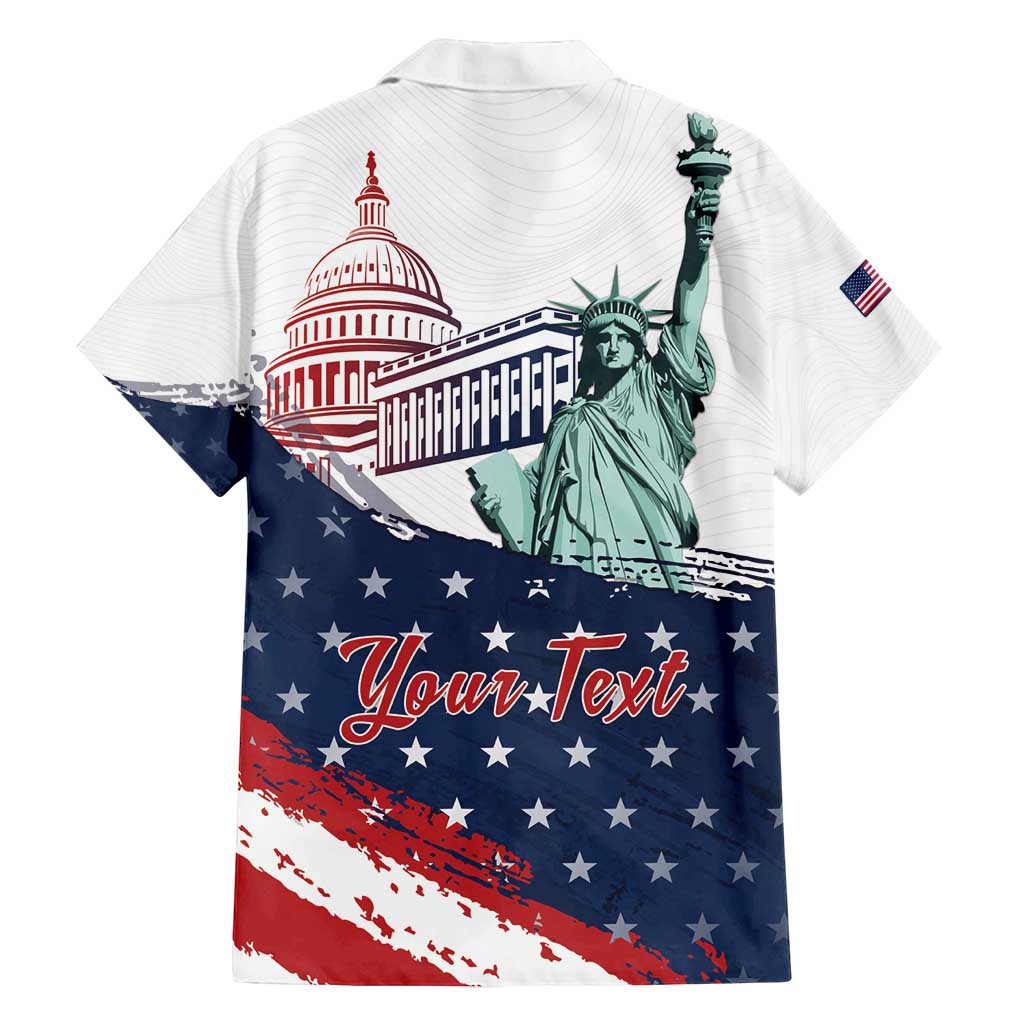 Personalized Fourth Of July Family Matching Summer Maxi Dress and Hawaiian Shirt Happy USA Independence Day