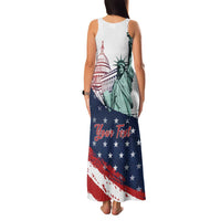 Personalized Fourth Of July Family Matching Tank Maxi Dress and Hawaiian Shirt Happy USA Independence Day