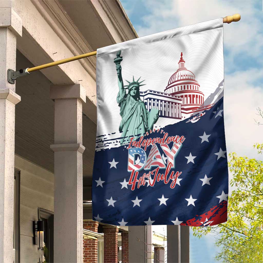 Fourth Of July Garden Flag Happy USA Independence Day