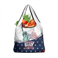 Fourth Of July Grocery Bag Happy USA Independence Day
