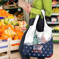 Fourth Of July Grocery Bag Happy USA Independence Day