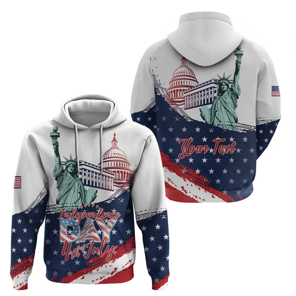Personalized Fourth Of July Hoodie Happy USA Independence Day