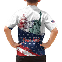 Personalized Fourth Of July Kid Hawaiian Shirt Happy USA Independence Day