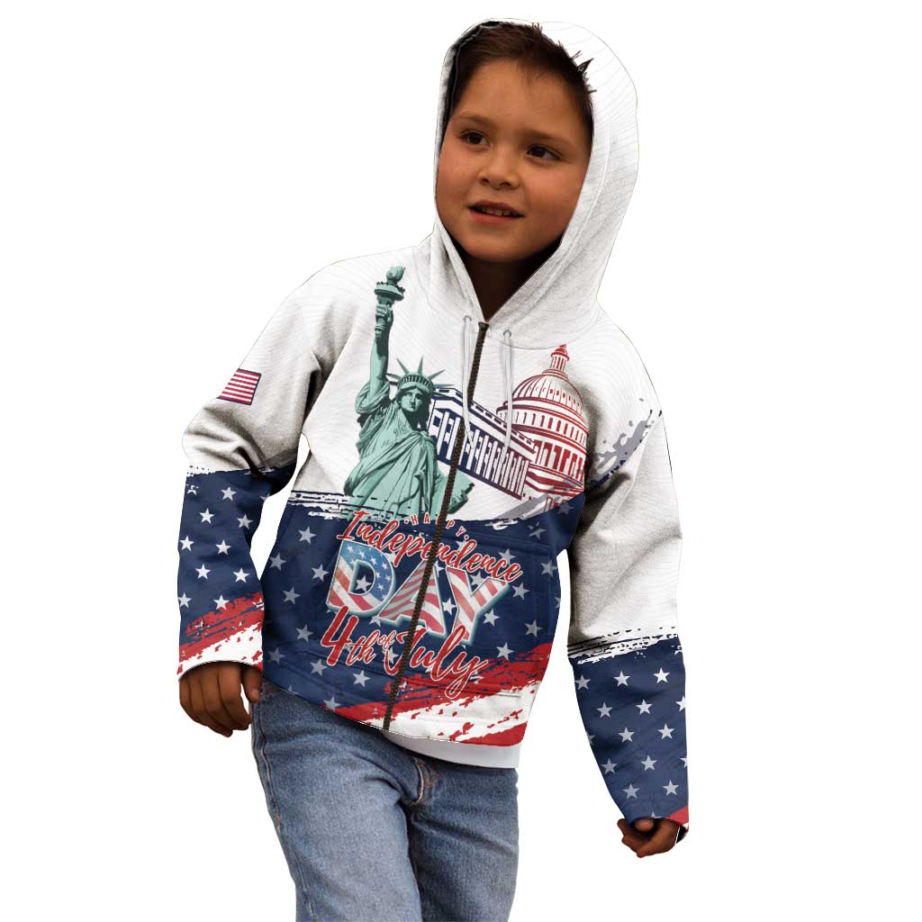 Personalized Fourth Of July Kid Hoodie Happy USA Independence Day