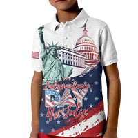 Personalized Fourth Of July Kid Polo Shirt Happy USA Independence Day