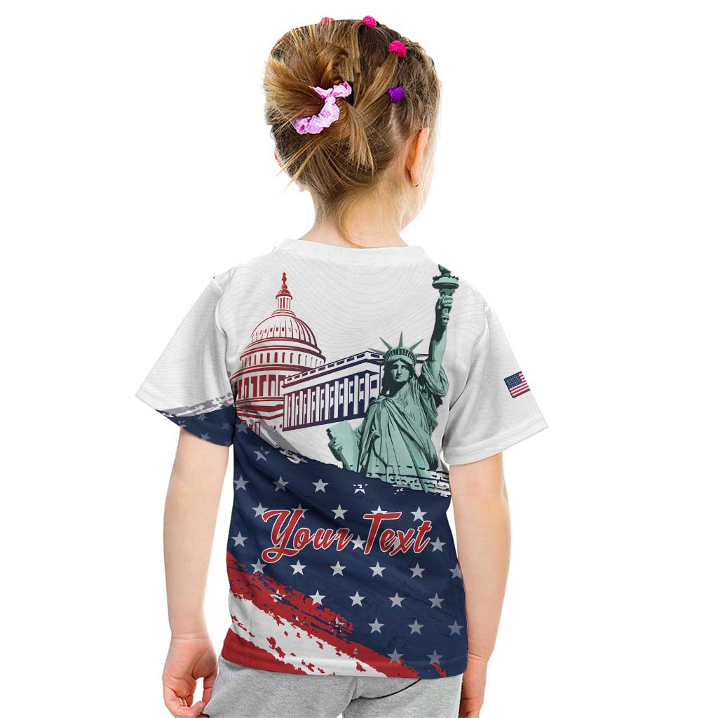 Personalized Fourth Of July Kid T Shirt Happy USA Independence Day