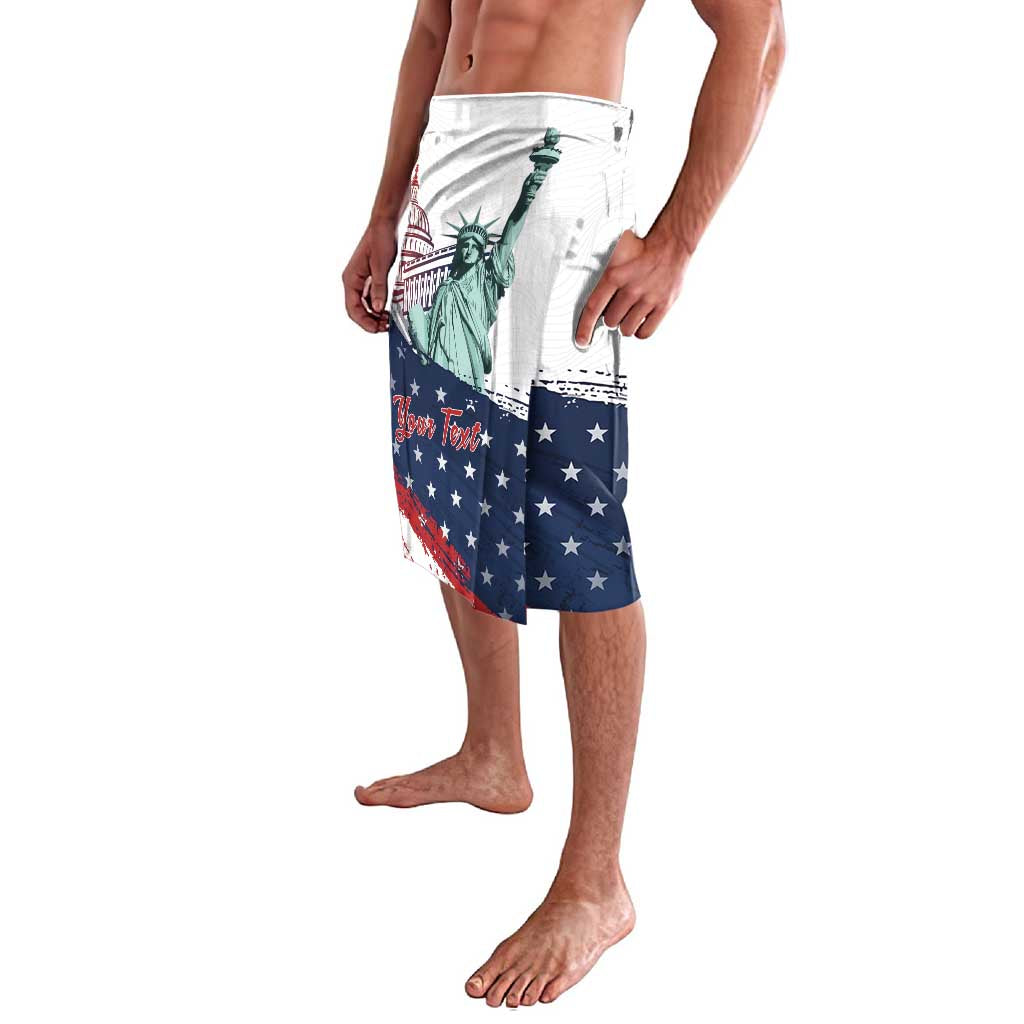 Personalized Fourth Of July Lavalava Happy USA Independence Day