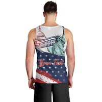Personalized Fourth Of July Men Tank Top Happy USA Independence Day