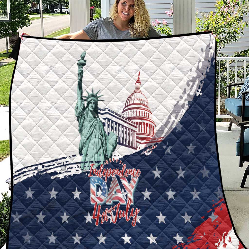 Fourth Of July Quilt Happy USA Independence Day