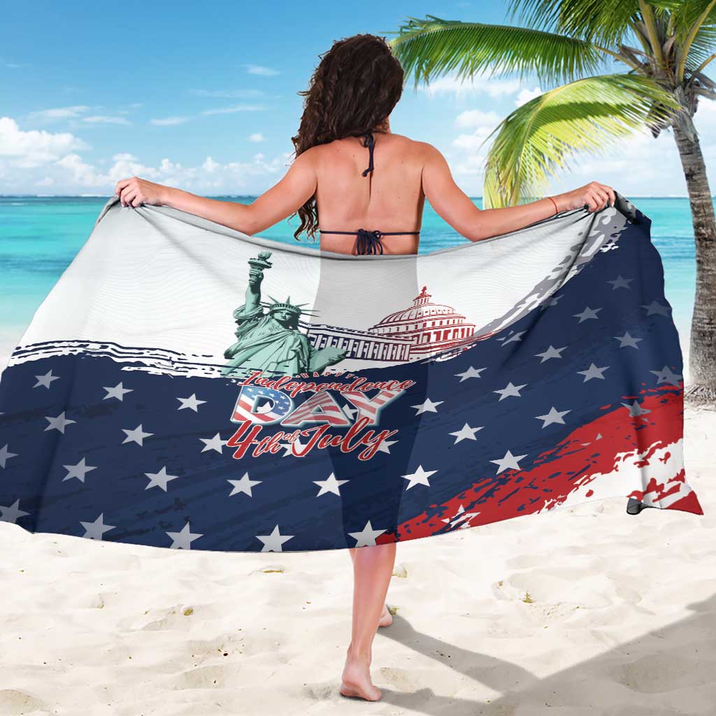 Fourth Of July Sarong Happy USA Independence Day