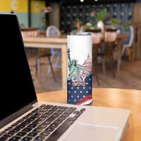 Personalized Fourth Of July Skinny Tumbler Happy USA Independence Day