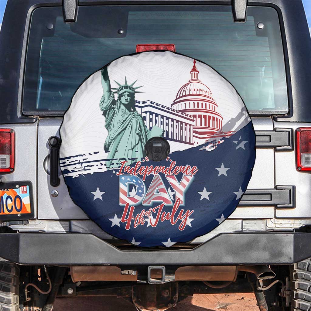 Fourth Of July Spare Tire Cover Happy USA Independence Day