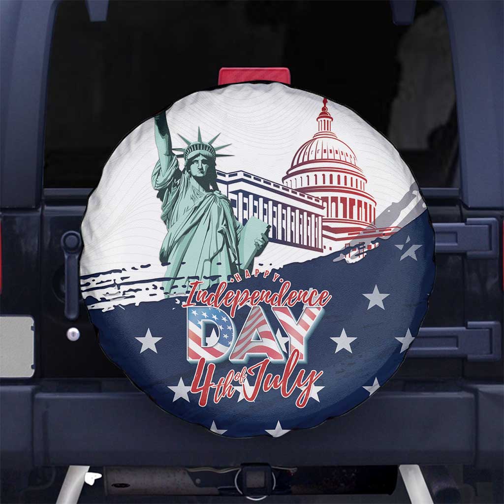 Fourth Of July Spare Tire Cover Happy USA Independence Day