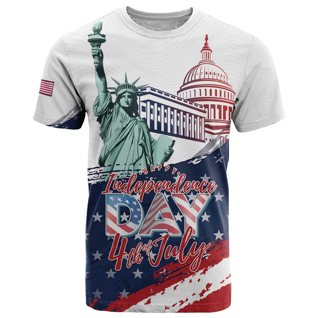 Personalized Fourth Of July T Shirt Happy USA Independence Day