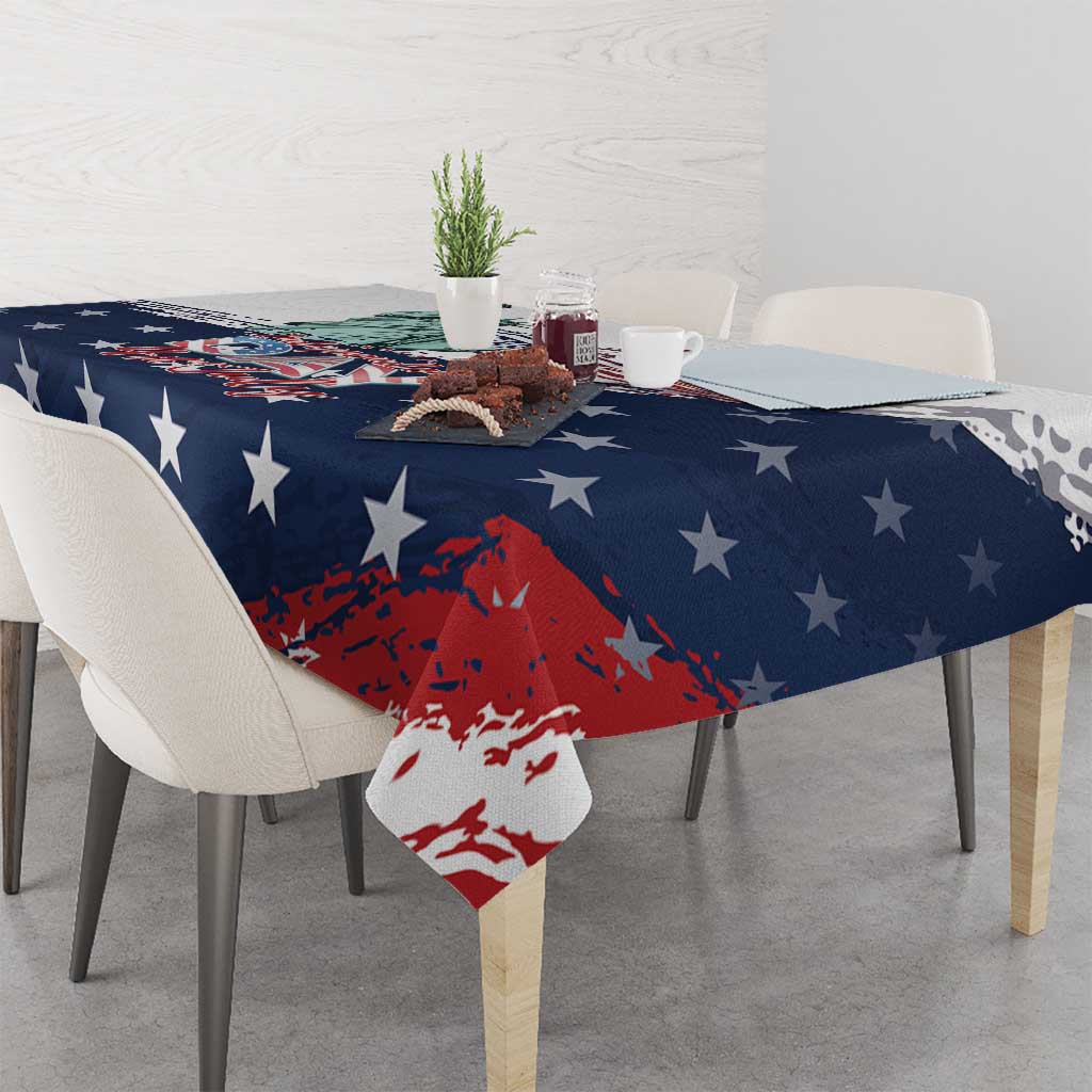 Fourth Of July Tablecloth Happy USA Independence Day