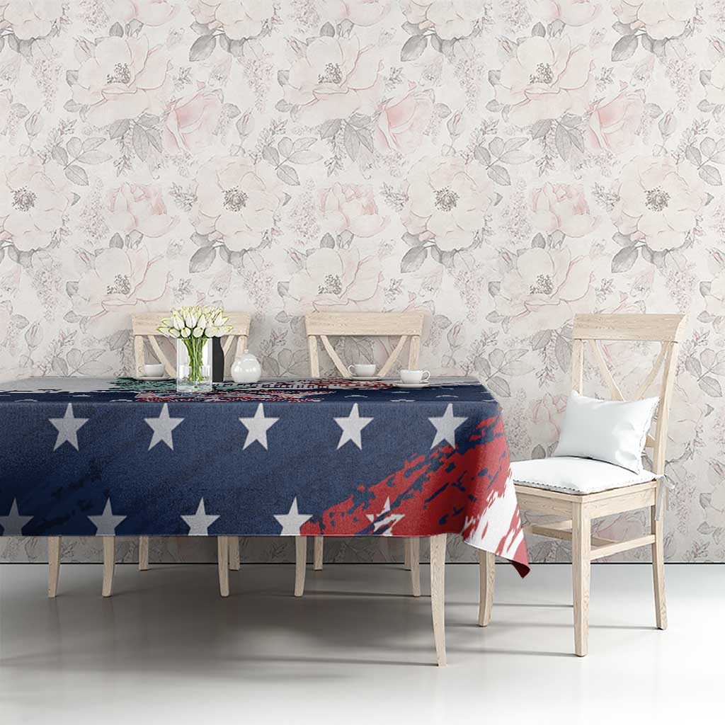 Fourth Of July Tablecloth Happy USA Independence Day