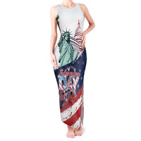 Personalized Fourth Of July Tank Maxi Dress Happy USA Independence Day