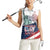 Personalized Fourth Of July Women Sleeveless Polo Shirt Happy USA Independence Day