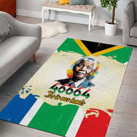 Nelson Mandela International Day 46664 Area Rug Its In Our Hands - Batik Pattern