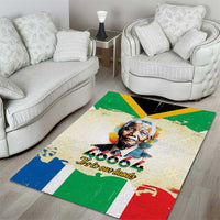 Nelson Mandela International Day 46664 Area Rug Its In Our Hands - Batik Pattern