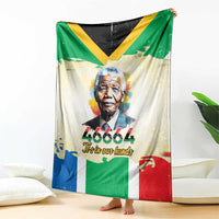 Nelson Mandela International Day 46664 Blanket Its In Our Hands - Batik Pattern