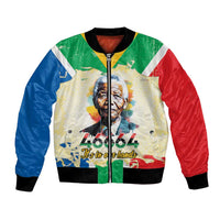 Nelson Mandela International Day 46664 Bomber Jacket Its In Our Hands - Batik Pattern