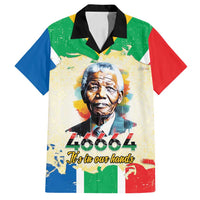 Nelson Mandela International Day 46664 Family Matching Long Sleeve Bodycon Dress and Hawaiian Shirt Its In Our Hands - Batik Pattern