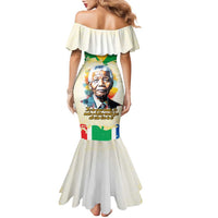 Nelson Mandela International Day 46664 Family Matching Mermaid Dress and Hawaiian Shirt Its In Our Hands - Batik Pattern