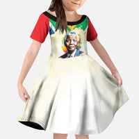 Nelson Mandela International Day 46664 Family Matching Off Shoulder Maxi Dress and Hawaiian Shirt Its In Our Hands - Batik Pattern