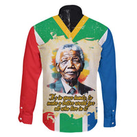 Nelson Mandela International Day 46664 Family Matching Off Shoulder Maxi Dress and Hawaiian Shirt Its In Our Hands - Batik Pattern