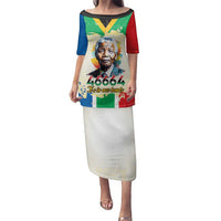 Nelson Mandela International Day 46664 Family Matching Puletasi and Hawaiian Shirt Its In Our Hands - Batik Pattern