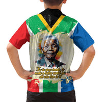 Nelson Mandela International Day 46664 Family Matching Tank Maxi Dress and Hawaiian Shirt Its In Our Hands - Batik Pattern