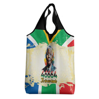 Nelson Mandela International Day 46664 Grocery Bag Its In Our Hands - Batik Pattern