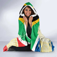 Nelson Mandela International Day 46664 Hooded Blanket Its In Our Hands - Batik Pattern