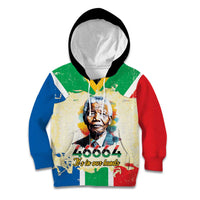 Nelson Mandela International Day 46664 Kid Hoodie Its In Our Hands - Batik Pattern