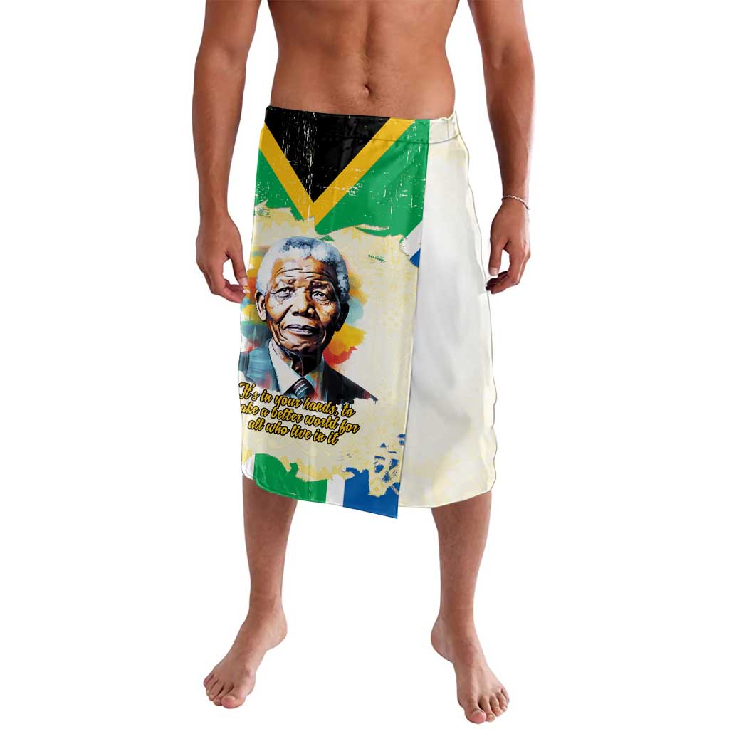Nelson Mandela International Day 46664 Lavalava Its In Our Hands - Batik Pattern