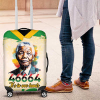 Nelson Mandela International Day 46664 Luggage Cover Its In Our Hands - Batik Pattern