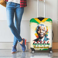 Nelson Mandela International Day 46664 Luggage Cover Its In Our Hands - Batik Pattern