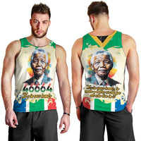 Nelson Mandela International Day 46664 Men Tank Top Its In Our Hands - Batik Pattern