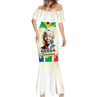 Nelson Mandela International Day 46664 Mermaid Dress Its In Our Hands - Batik Pattern