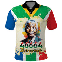 Nelson Mandela International Day 46664 Polo Shirt Its In Our Hands - Batik Pattern