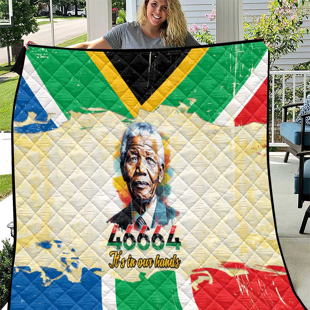 Nelson Mandela International Day 46664 Quilt Its In Our Hands - Batik Pattern