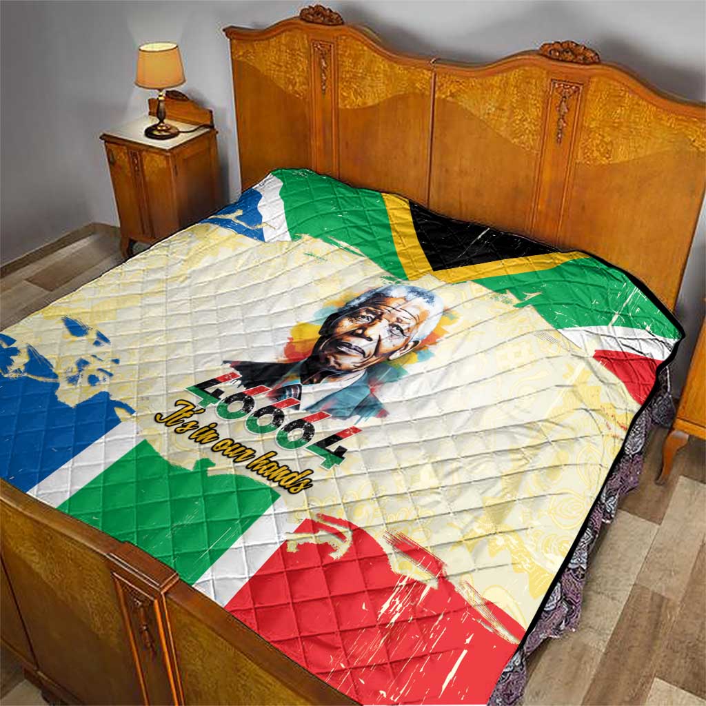 Nelson Mandela International Day 46664 Quilt Its In Our Hands - Batik Pattern