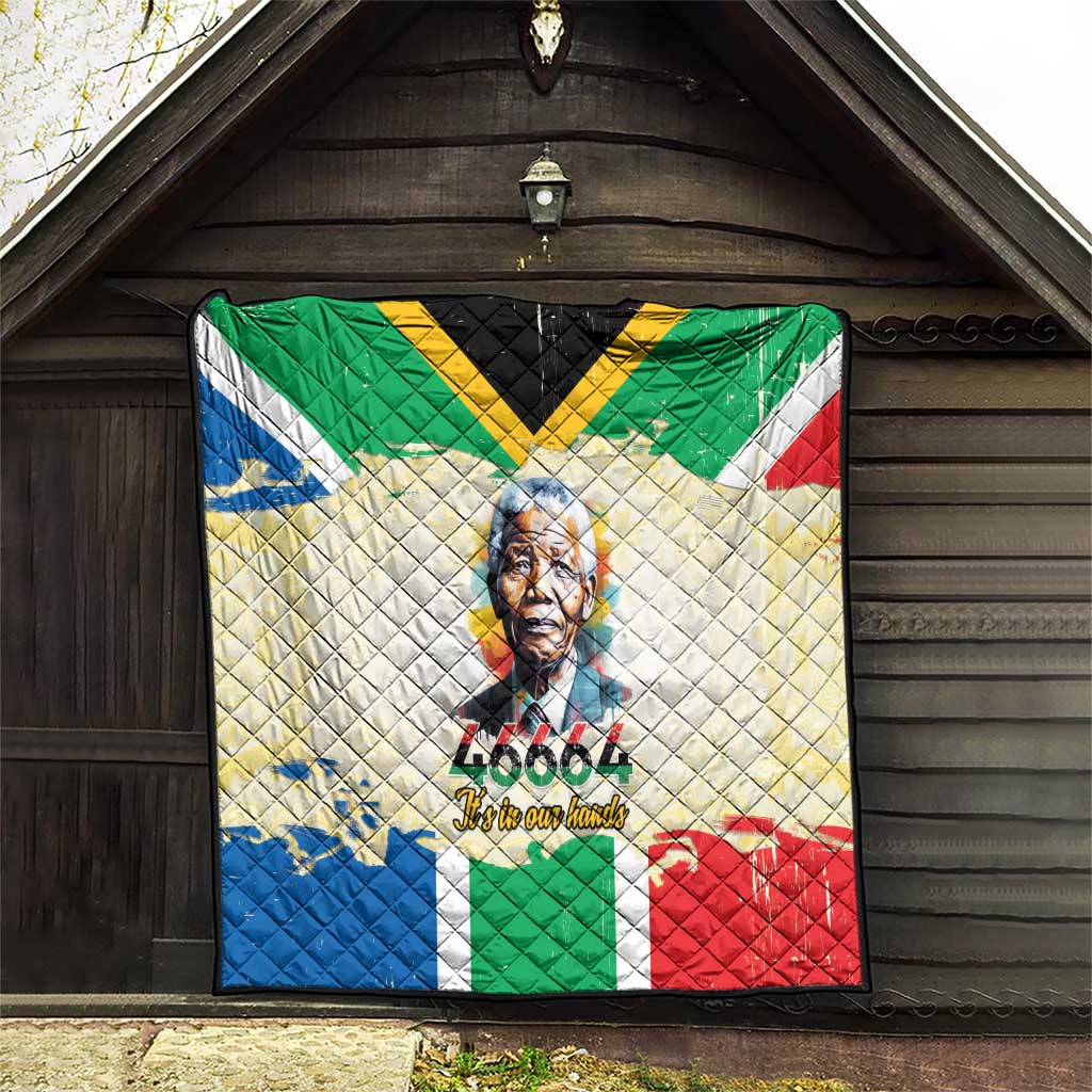 Nelson Mandela International Day 46664 Quilt Its In Our Hands - Batik Pattern