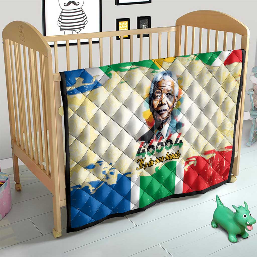 Nelson Mandela International Day 46664 Quilt Its In Our Hands - Batik Pattern