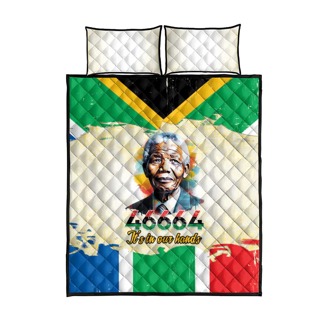 Nelson Mandela International Day 46664 Quilt Bed Set Its In Our Hands - Batik Pattern