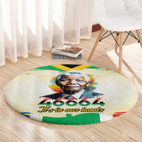 Nelson Mandela International Day 46664 Round Carpet Its In Our Hands - Batik Pattern